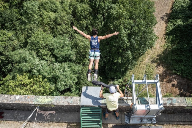 Saut à l'Élastique au Pont d'Alzon (Alzon, Gard - 30)