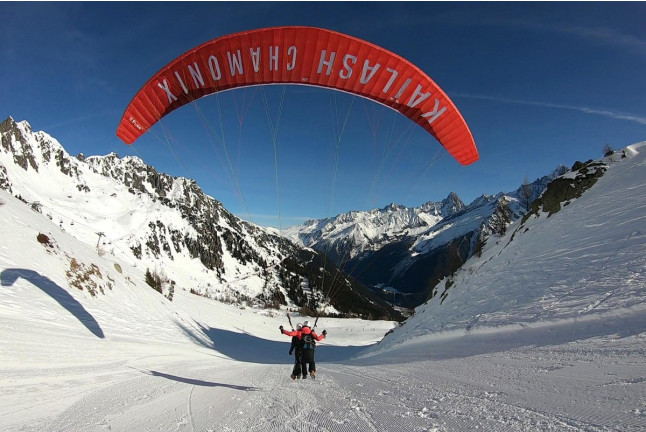 Vol Découverte en Parapente avec Initiation au Pilotage et Petite Acrobatie (Chamonix-Mont-Blanc, Haute-Savoie - 74)