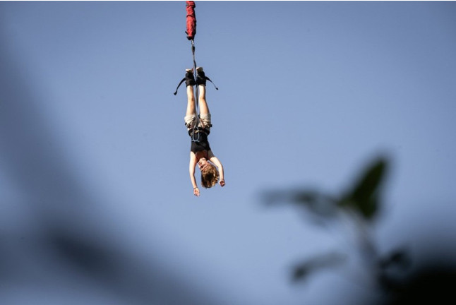 Saut à l'Élastique au Pont d'Alzon (Alzon, Gard - 30)