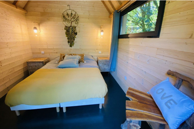 Séjour de 2 nuits en Ecolodge avec Bain Nordique Privatif au Jardin Zen du Quistillic (Guerlédan, Côtes-d'Armor - 22)