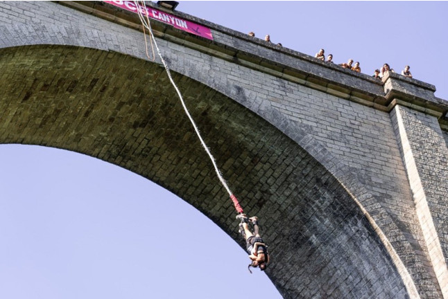 Saut à l'Élastique en Tandem au Pont d'Alzon | Aladinia