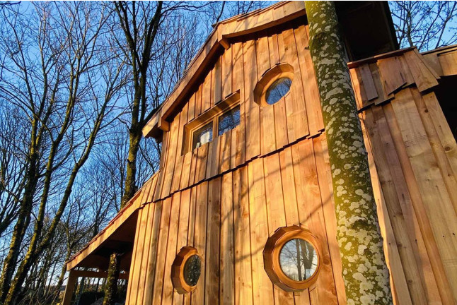 Séjour de 2 nuits en Lodge Merlin avec Bain Nordique Privatif au Jardin Zen du Quistillic (Guerlédan, Côtes-d'Armor - 22)