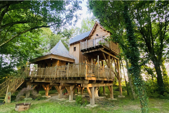 Séjour de 2 nuits en Ecolodge avec Bain Nordique Privatif au Jardin Zen du Quistillic (Guerlédan, Côtes-d'Armor - 22)