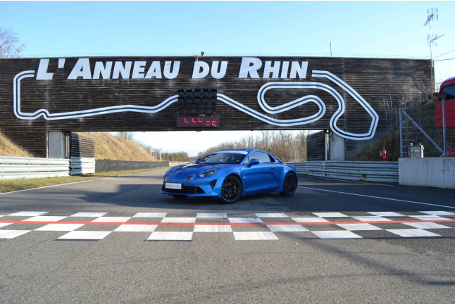 Conduite en Alpine A110S sur Route (Gueberschwihr, Haut-Rhin - 68)