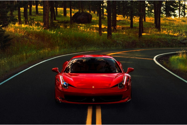 Pilotage de Ferrari 458 sur Route avec JB Emeric (Aubagne, Bouches-du-Rhône - 13)