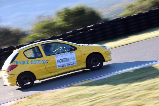 Pilotage de la Peugeot 206 S 16 sur Circuit avec JB Emeric (Alès, Gard - 30)