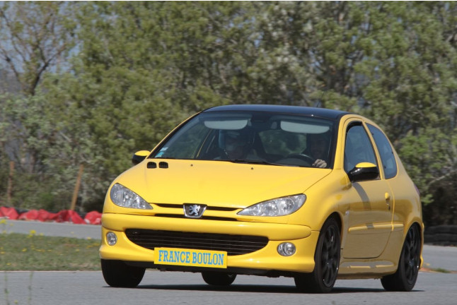 Pilotage de la Peugeot 206 S 16 sur Circuit avec JB Emeric (Alès, Gard - 30)