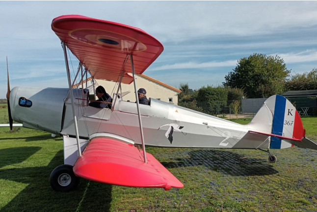 Initiation au Pilotage d’ULM Biplan Rétro (Saint-Secondin, Vienne- 86) 