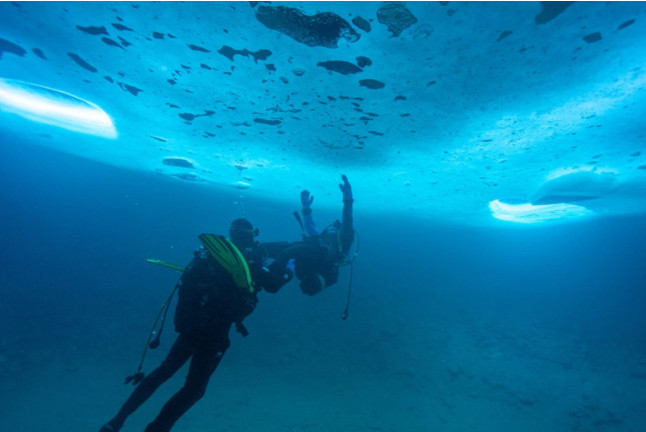 Plongée sous Glace (Val-Cenis Sollières-Sardières, Savoie - 73)