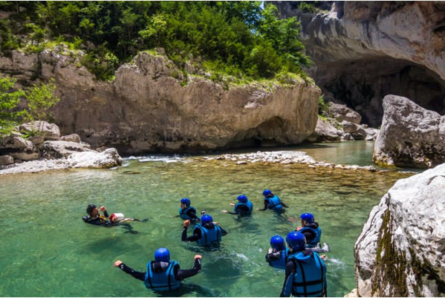 Balade Aqua Trekking dans les Gorges du Verdon (Castellane, Alpes-de-Haute-Provence - 04)