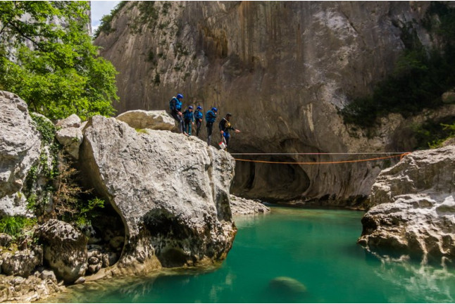 Balade Aqua Trekking dans les Gorges du Verdon (Castellane, Alpes-de-Haute-Provence - 04)