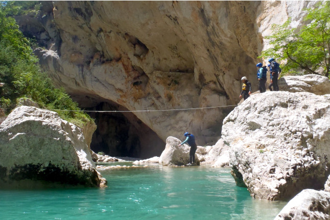 Balade Aqua Trekking dans les Gorges du Verdon (Castellane, Alpes-de-Haute-Provence - 04)