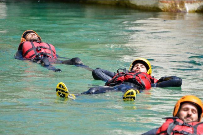 Randonnée Aquatique dans les Gorges du Verdon - Parcours “Le Couloir de Samson” (Castellane, Alpes-de-Haute-Provence - 04)