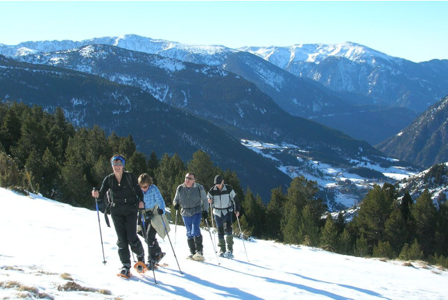 Excursion en Raquettes à Neige (Soldeu, Andorre)