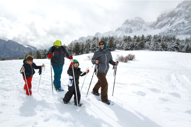 Pack de Survie Nordique : Orientation, Raquettes et Construction d'Igloos (Huesca, Espagne)