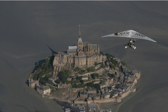 Tour du Mont Saint-Michel en ULM Pendulaire (Le Val-Saint-Père, Manche - 50)