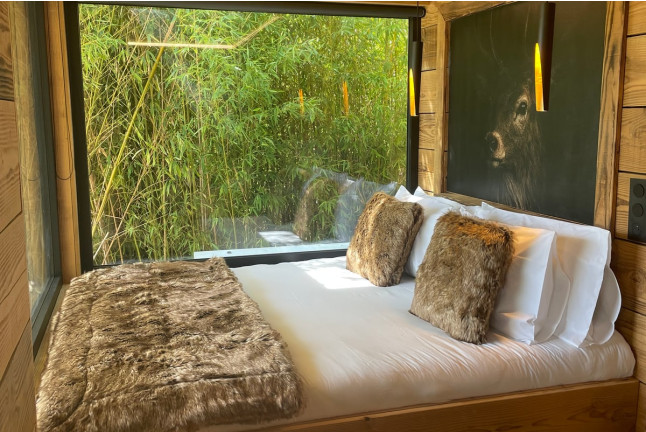 Séjour Insolite : Nuit en Lodge Refuge avec Bain Nordique Privatif au Domaine du Canal (Montcresson, Loiret - 45)
