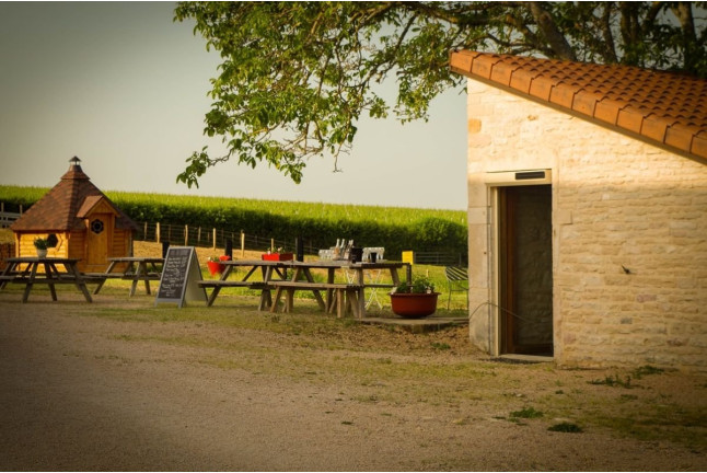 Séjour Œnologique “Découverte et Détente” en Tonneau avec Petit-déjeuner, Apéritif et Visite du Domaine Joseph Lafarge (Lugny, Bourgogne- 71)