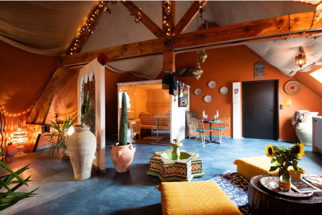 Séjour en Suite “Le Riad” avec Accès Spa Privatif chez L’Odyssée Inattendue (Etaing, Hauts-de-France - 62)