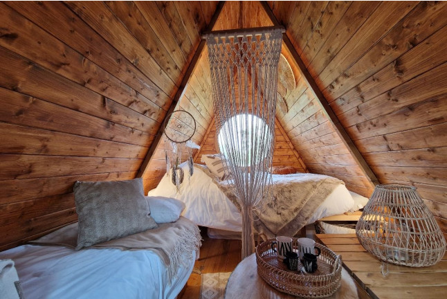 Séjour Insolite : Nuit en Cabane Indiana avec Petit-déjeuner et Accès Spa Privatif au Souffle du Saule (Buhl-Lorraine, Moselle - 57)