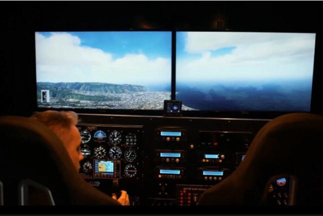 Simulateur Avion pour deux (Piton Saint-Leu, La Réunion - 974)