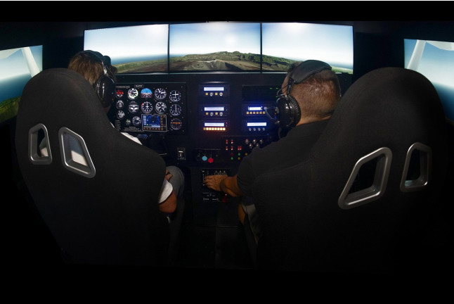 Simulateur Avion pour deux (Piton Saint-Leu, La Réunion - 974)