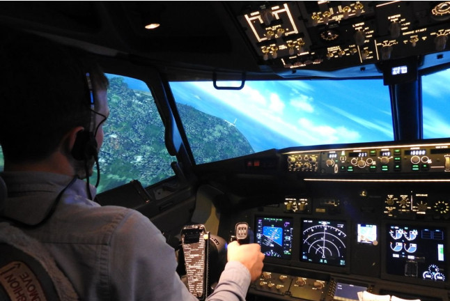 Amerrissage sur L’Hudson dans un Simulateur de Vol à l’aéroport de Pontoise (Boissy l’Aillerie, Ile-de-France - 95)