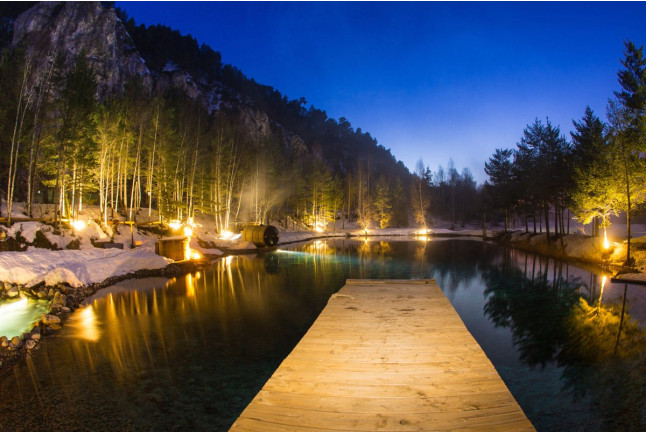 Spa Extérieur Privatisé en Soirée Ô Spa Vanoise (Val-Cenis Sollières-Sardières, Savoie - 73)