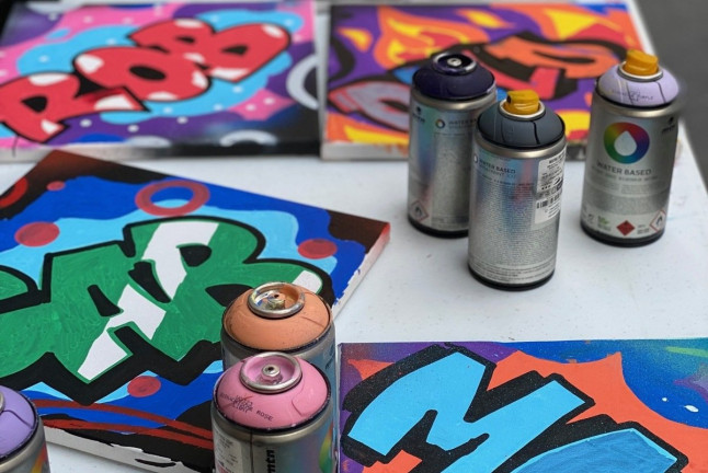 Atelier Street-Art sur Toile avec Graffiti Paris (Paris - 75)