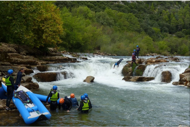 Tubing/Bouée-rafting dans le Massif de Saint-Guilhem-le-Désert (Aniane, Hérault - 34)
