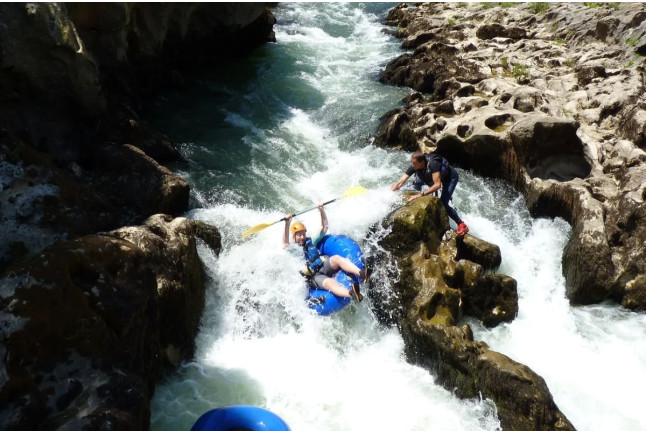 Tubing/Bouée-rafting dans le Massif de Saint-Guilhem-le-Désert (Aniane, Hérault - 34)