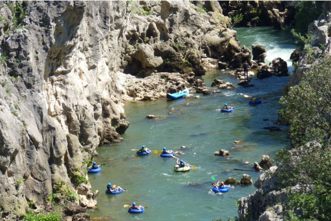 Tubing/Bouée-rafting dans le Massif de Saint-Guilhem-le-Désert (Aniane, Hérault - 34)