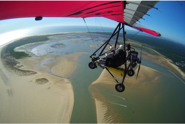 Le Grand Vol en ULM : presqu'île d'Arvert, grande côte, la Seudre et Bonne Anse (Saint-Sulpice-de-Royan, Charente-Maritime- 17)