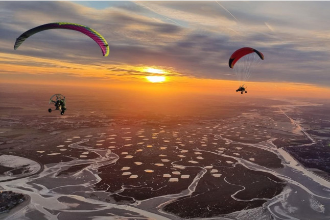 Baptême de l’Air en ULM Paramoteur dans la Baie de Somme (Buigny-Saint-Maclou, Somme - 80)