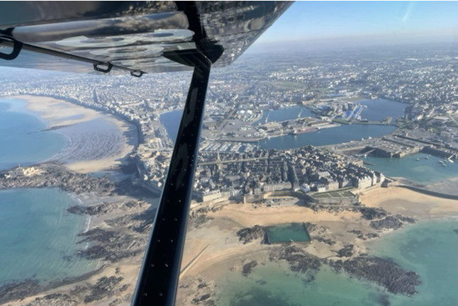 Vol en ULM (Saint-Malo/Dinard, Côte d'Emeraude et Baie du Mont Saint Michel, Ille-et-Vilaine - 35)