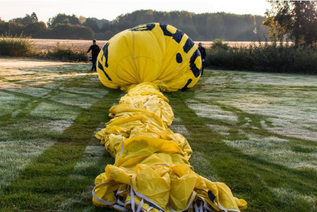 Vol en Montgolfière au dessus de la Sarthe (Tours, Indre-et-Loire - 37)