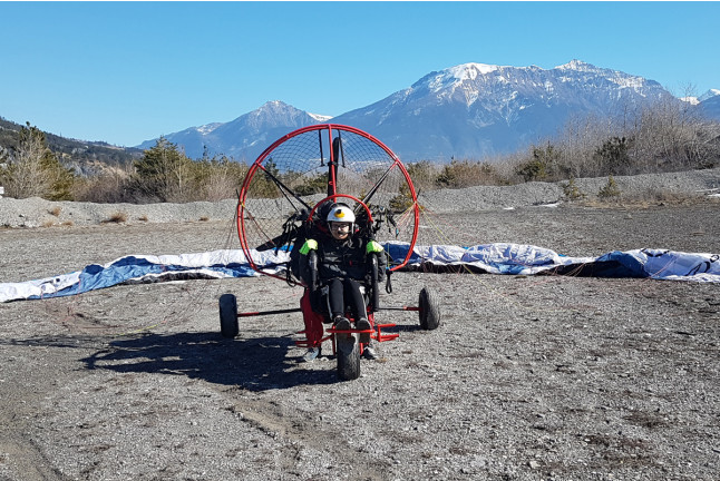 Vol Contemplation en Paramoteur (Tallard, Hautes-Alpes - 05)