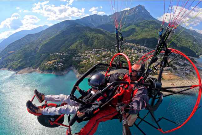 Vol Contemplation en Paramoteur (Tallard, Hautes-Alpes - 05)