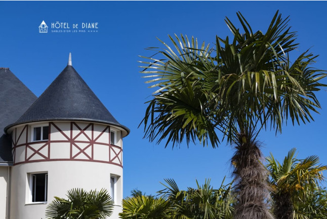 Séjour Bulle Solo à Sables-d’Or-les-Pins avec Petit-déjeuner à l’Hôtel de Diane 4* (Fréhel, Côtes-d’Armor - 22)