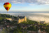 Vol en Montgolfière au-dessus du Château de Hautefort (Hautefort, Dordogne - 24)