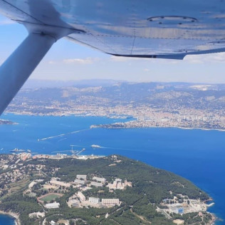 Baptême de l'Air en Avion pour 3 personnes (Signes, Var - 83)