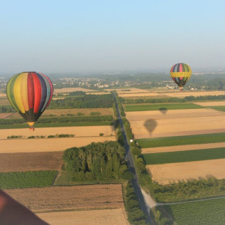 Vol en Montgolfière Collectif au-dessus de la Sologne (Jouy-Le-Potier, Loiret - 45)