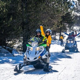 Motoneige pour deux avec assurance (Grandvalira, Andorre) 