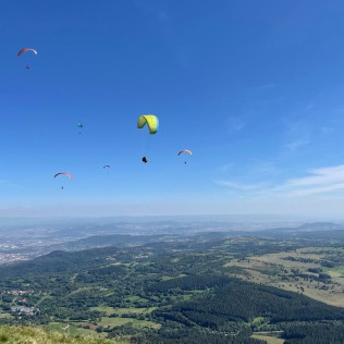 Baptême de l’Air en Parapente Biplace (Clermont-Ferrand, Puy-de-Dôme- 63)
