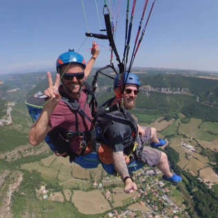 Baptême de Parapente en Biplace : Vol Acrobatique (Millau, Occitanie - 12)