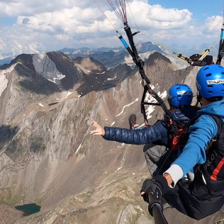 Vol en parapente avec vidéo (Huesca, Espagne)