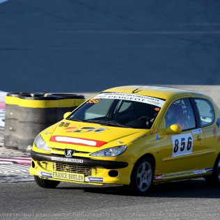 Pilotage de la Peugeot 206 S 16 sur Circuit avec JB Emeric (Alès, Gard - 30)
