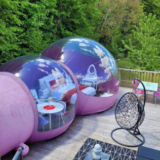 Séjour Insolite dans une Bulle avec Jacuzzi et Hammam Privatif à La Féérie des Anges (Illoud, Haute-Marne - 52)