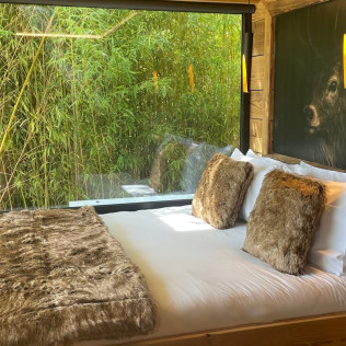 Séjour Insolite : Nuit en Lodge Refuge avec Bain Nordique Privatif au Domaine du Canal (Montcresson, Loiret - 45)