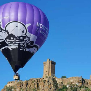 Vol en Montgolfière avec Champagne (Le Puy en Velay, Haute-Loire - 43)